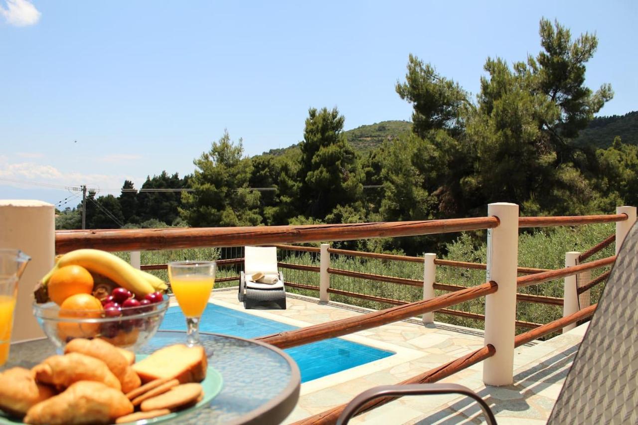 Villa Tenedos Skopelos Town Bagian luar foto