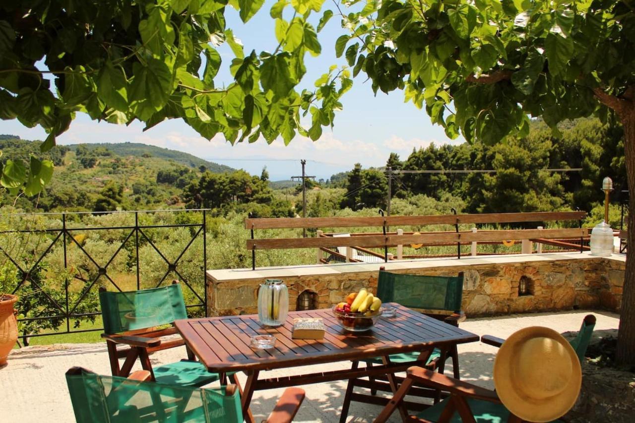 Villa Tenedos Skopelos Town Bagian luar foto