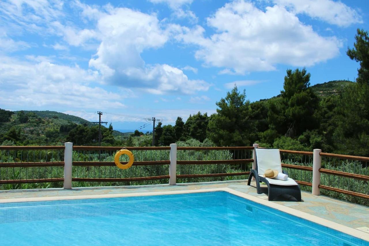 Villa Tenedos Skopelos Town Bagian luar foto